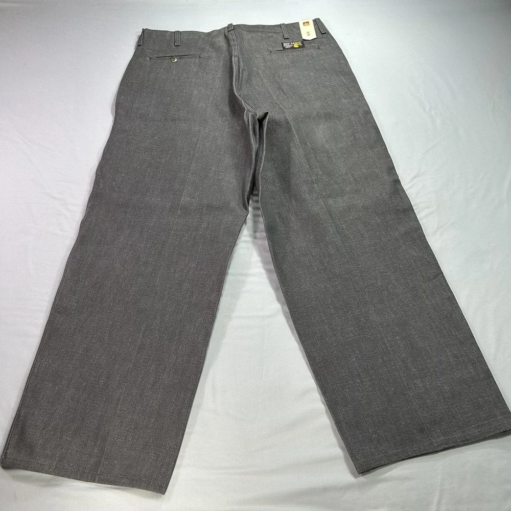 NEW Ben Davis Gorilla Cut Pants Mens 44x34‎ Gray Workwear Wide Leg Cotton USA